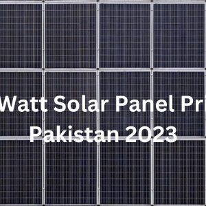 100-Watt Solar Panel Price in Pakistan 2023
